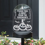 Eleanoras Personalised Pumpkin Patch Halloween Solar Light Novelty Lights