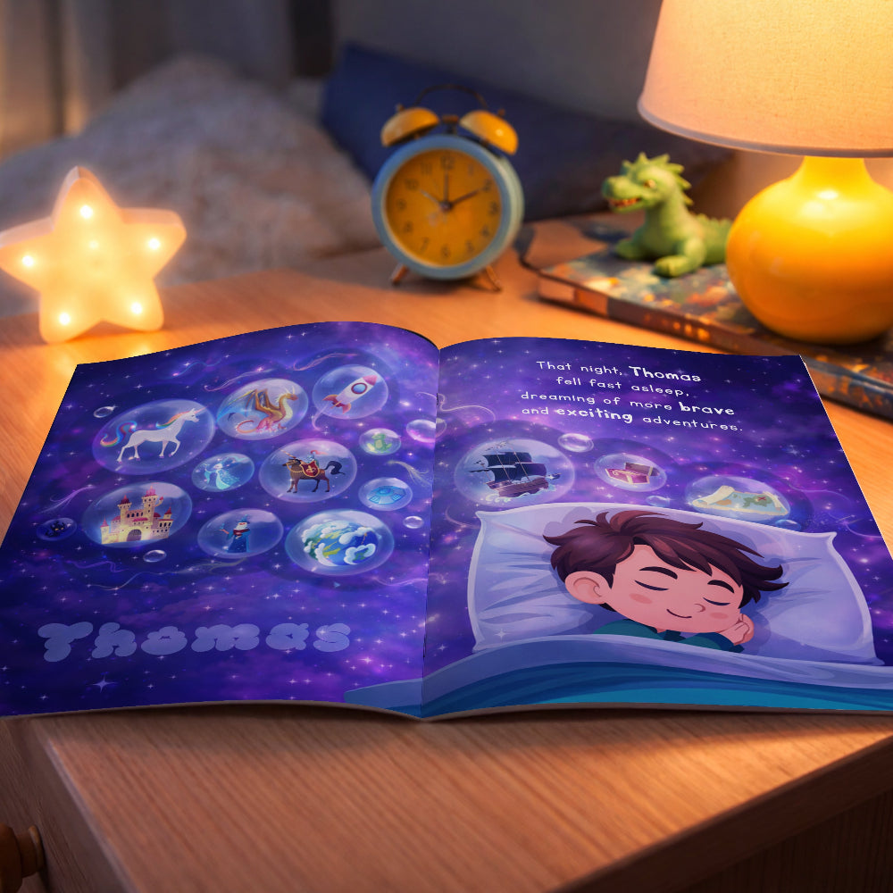 Personalised Starlight Hero Story Book for Boys