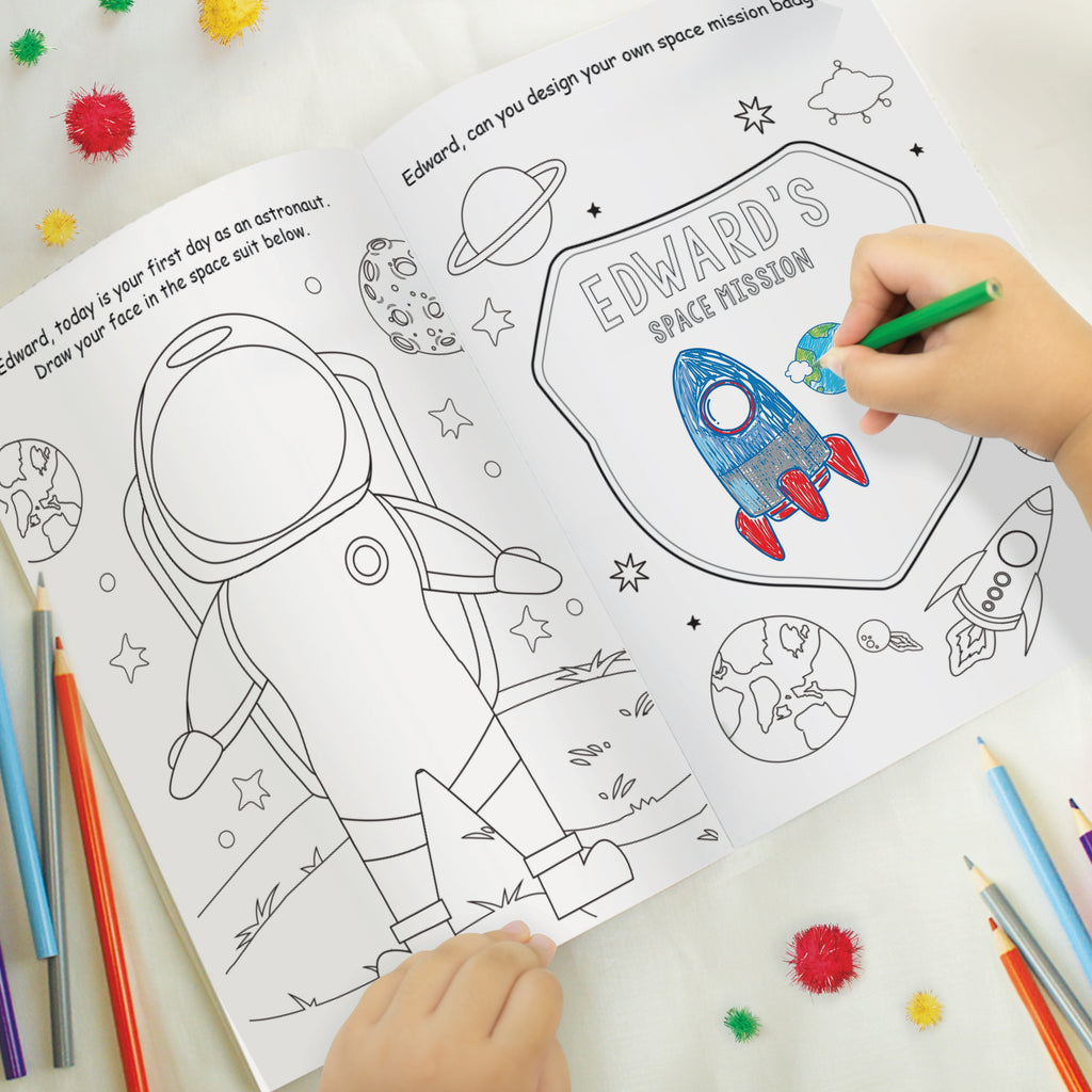 Space Colouring Book | Personalised