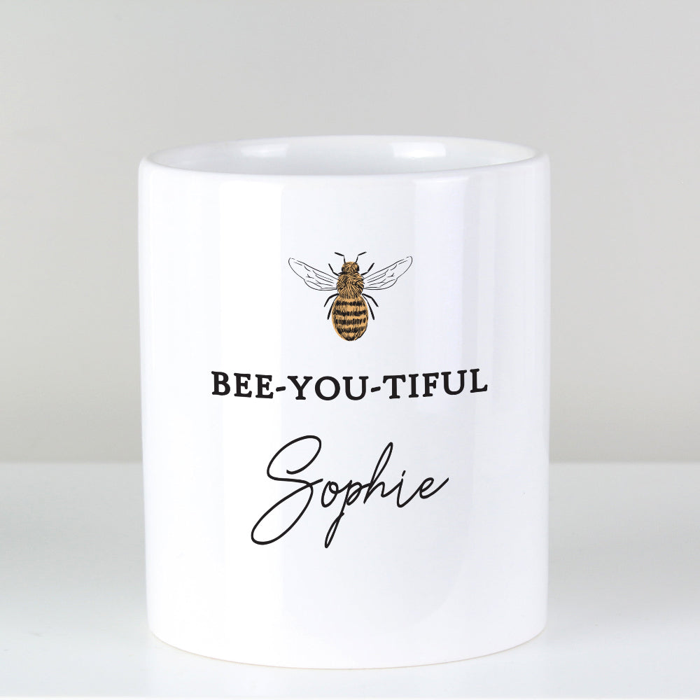 Eleanoras Personalised Bee-u-tiful Ceramic Storage Pot 