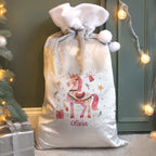 Unicorn Christmas Sack | Personalised