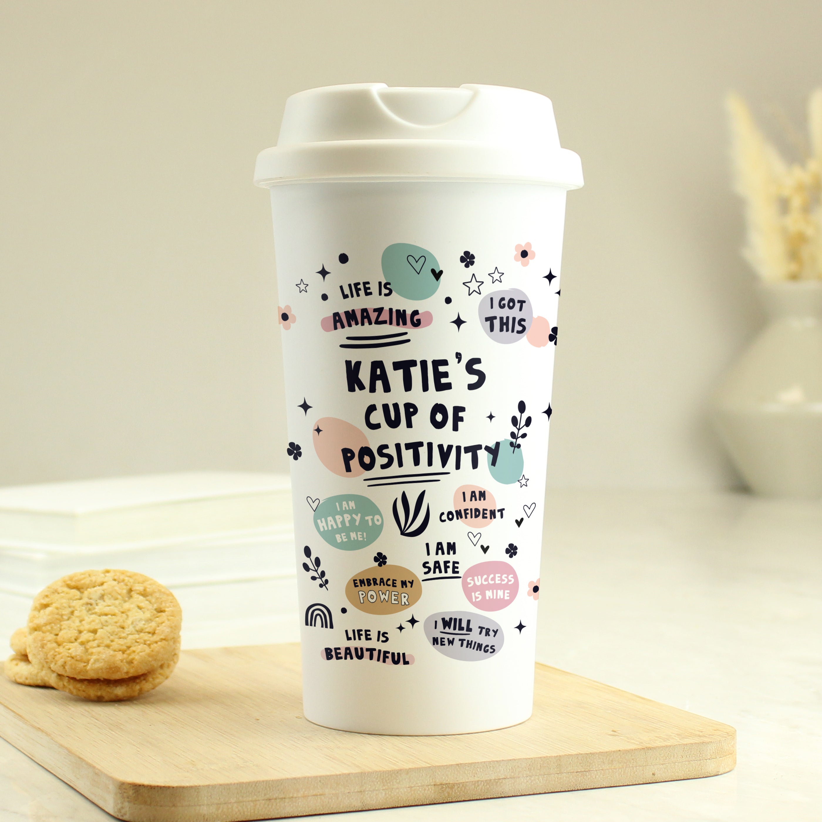 Eleanoras Personalised Positive Affirmations Travel Mug Travel Mugs