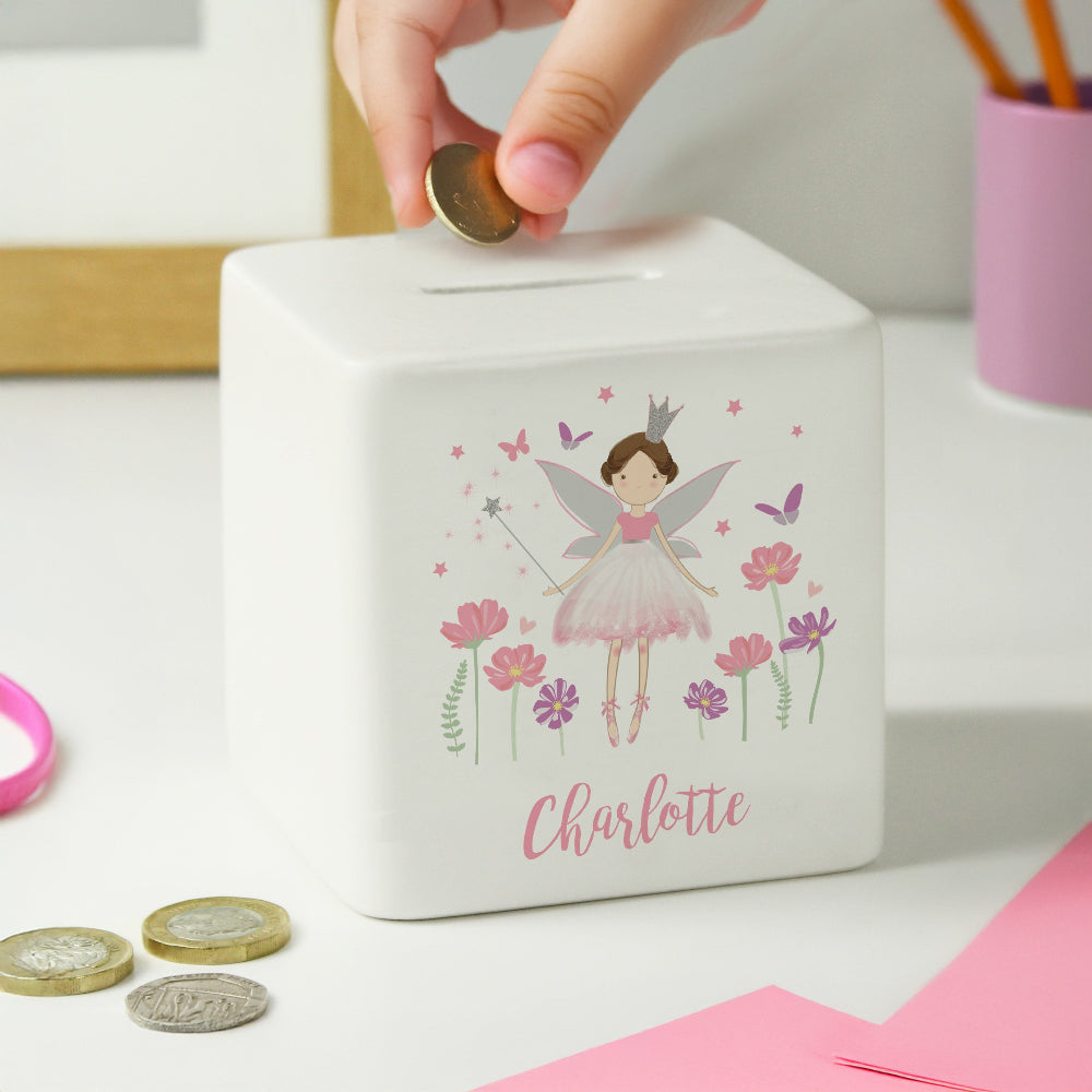 Eleanoras Personalised Fairy Princess Money Box Money Boxes
