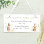 Eleanoras Personalised Spring Bunny Wooden Sign Signs & Plaques