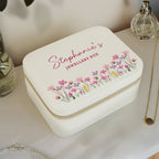 Floral Travel Jewellery Box | Personalised