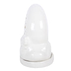 White Pastel Skies Moon Incense Cone Holder