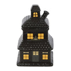 Eleanoras Black Haunted House Oil Burner and Wax Warmer 