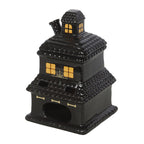 Eleanoras Black Haunted House Oil Burner and Wax Warmer 