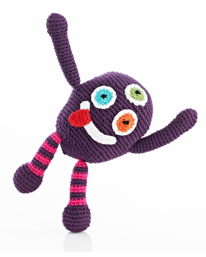 Pebble Chubby Silly Monster Rattle