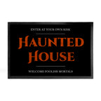 Haunted House Indoor Doormat | Personalised