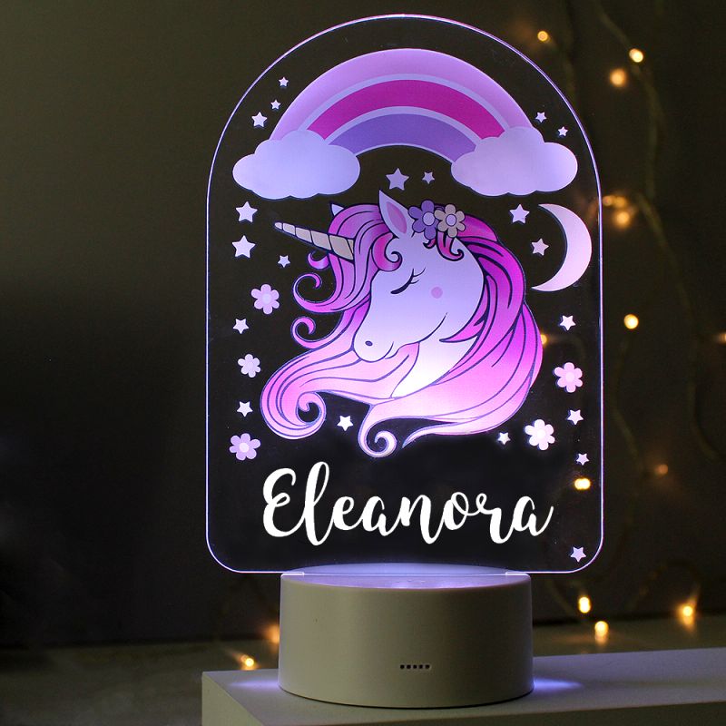 Unicorn Night Light | Personalised