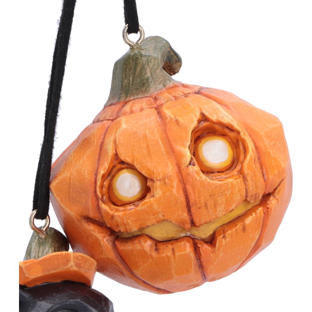 Pumpkin and Patch Halloween Hanging Ornaments | Set of 2 | Nemesis Now