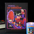 The Cat Dimension Canvas Plaque | Steven Rhodes