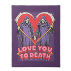 Love You To Death Canvas Plaque | Steven Rhodes