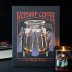 Worship Coffee Canvas Plaque | Steven Rhodes