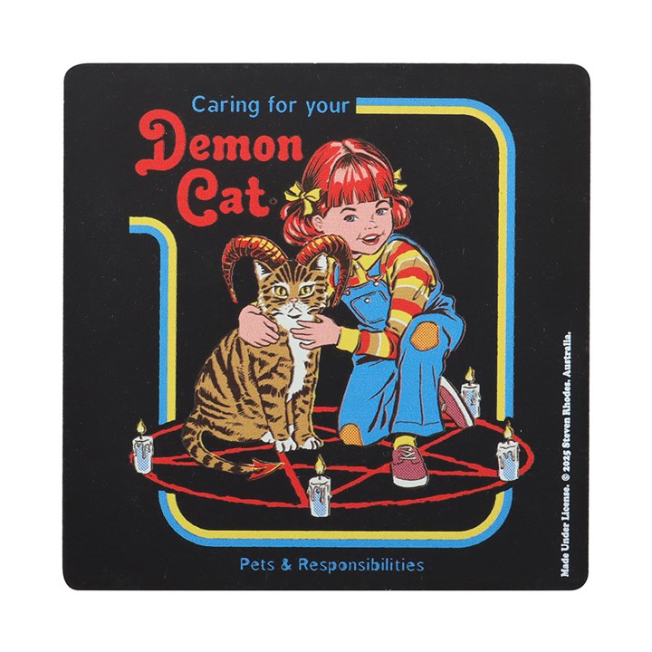 Demon Cat Coaster | Steven Rhodes