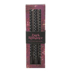 Dark Romance Twist Taper Candles- Set of 3