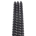 Dark Romance Twist Taper Candles- Set of 3
