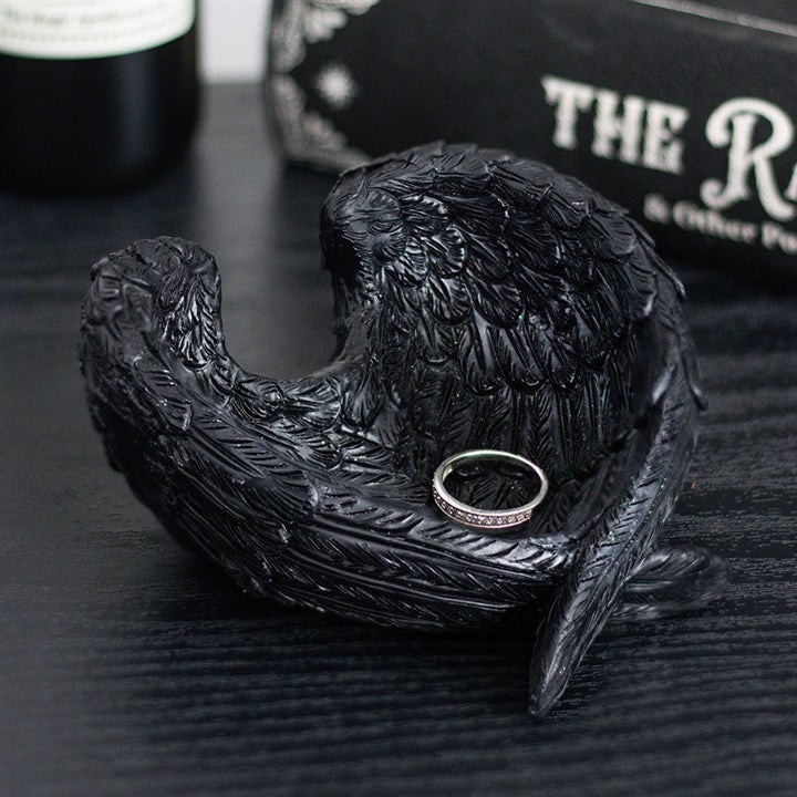 Eleanoras Raven Wings Trinket Dish Jewellery Storage