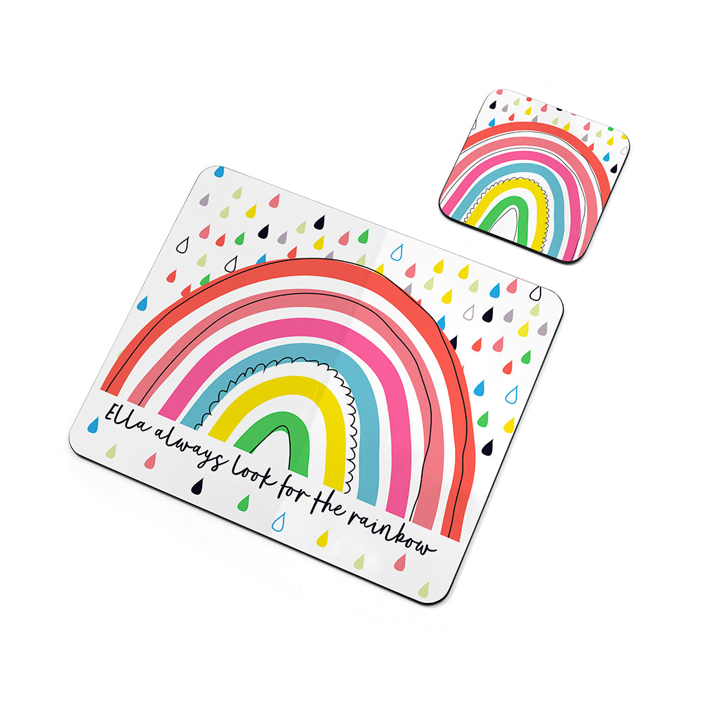 Rainbow Placemat Set | Personalised