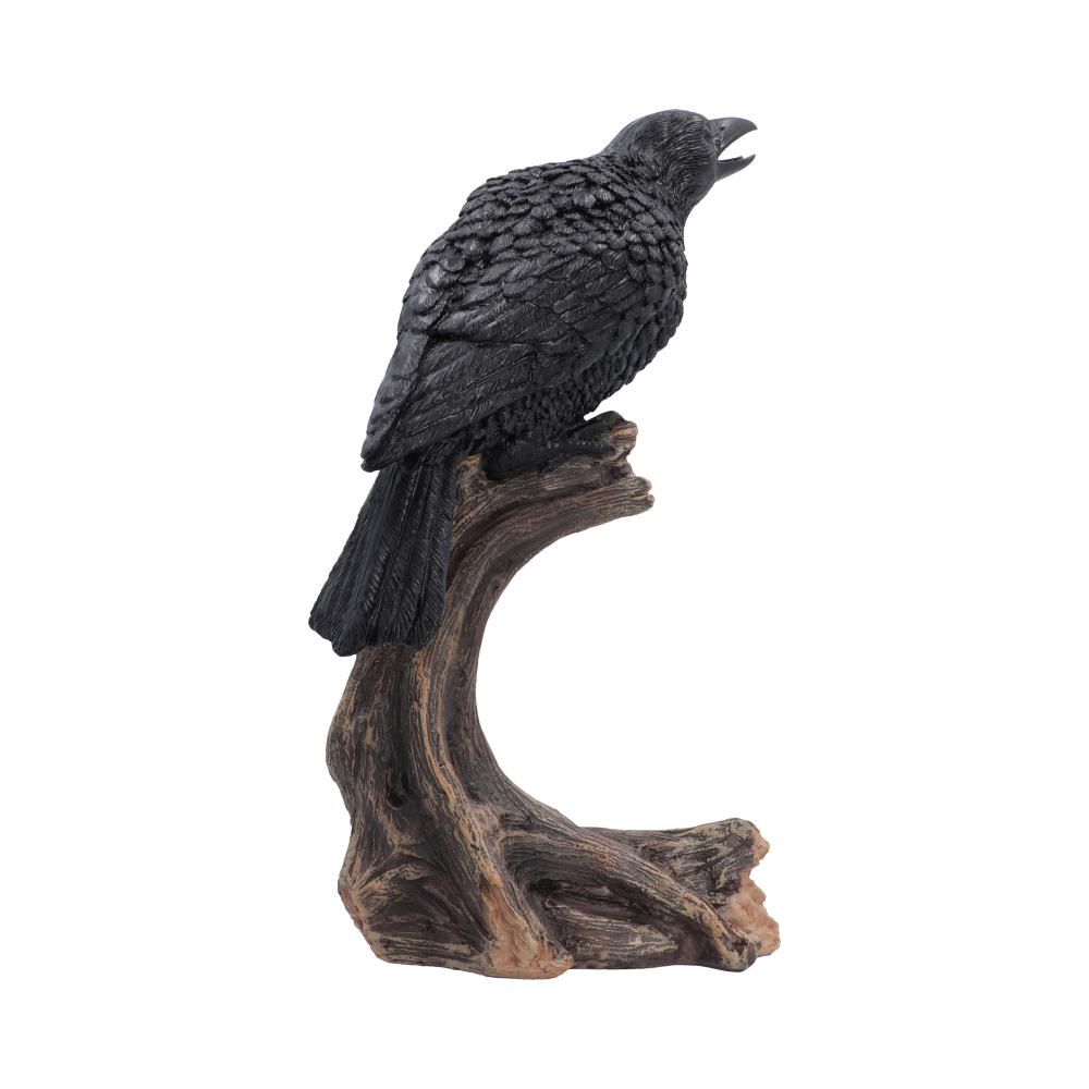 Raven’s Caw Gothic Raven Figurine 26.8cm - Nemesis Now