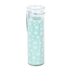 Snow Day Snowflake Print Cotton & Coconut Tube Candle