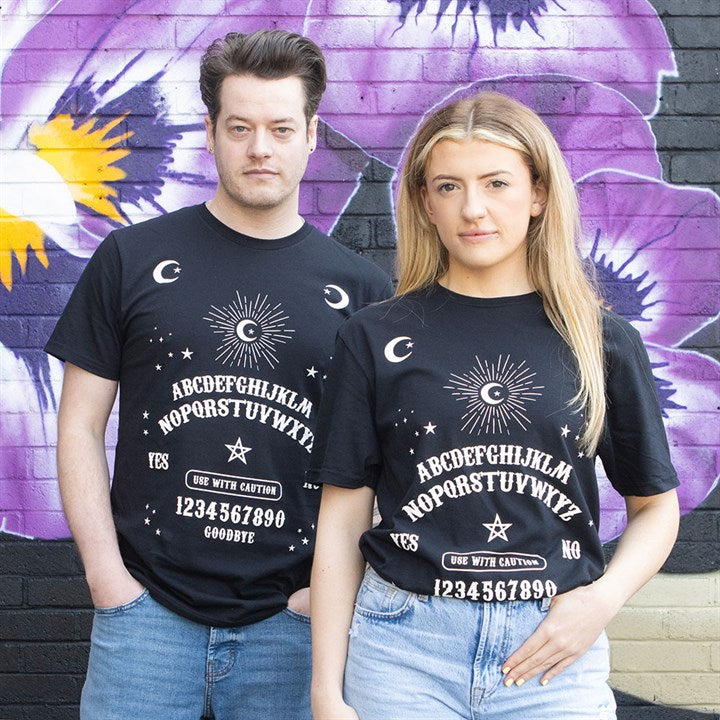 Eleanoras Black Talking Board Unisex T-shirt Size XL 