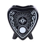 Black Planchette Flower Vase