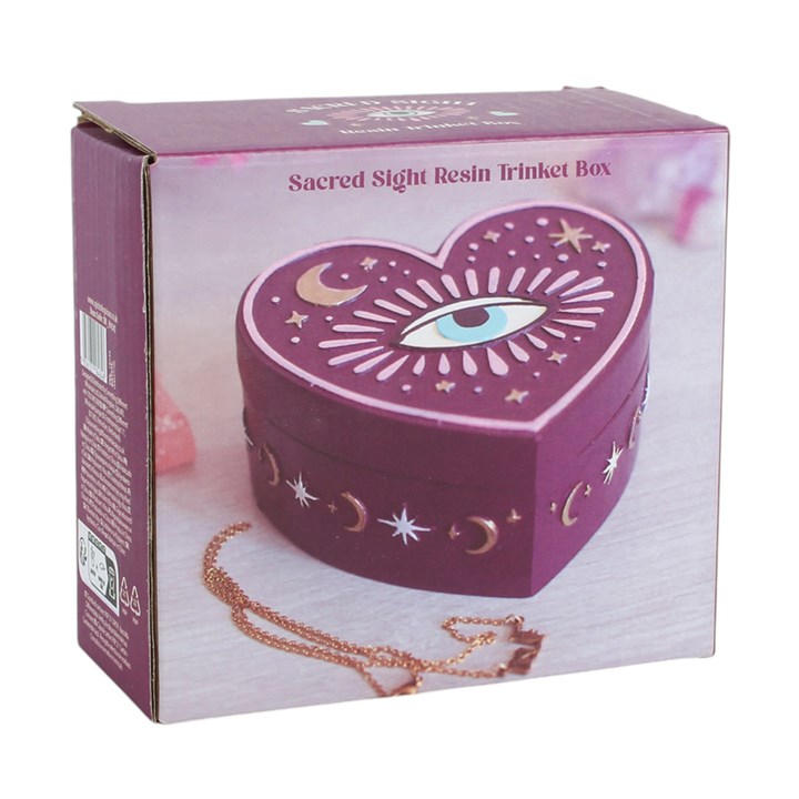 Sacred Sight Heart Trinket Box