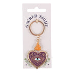 Sacred Sight Heart Keyring