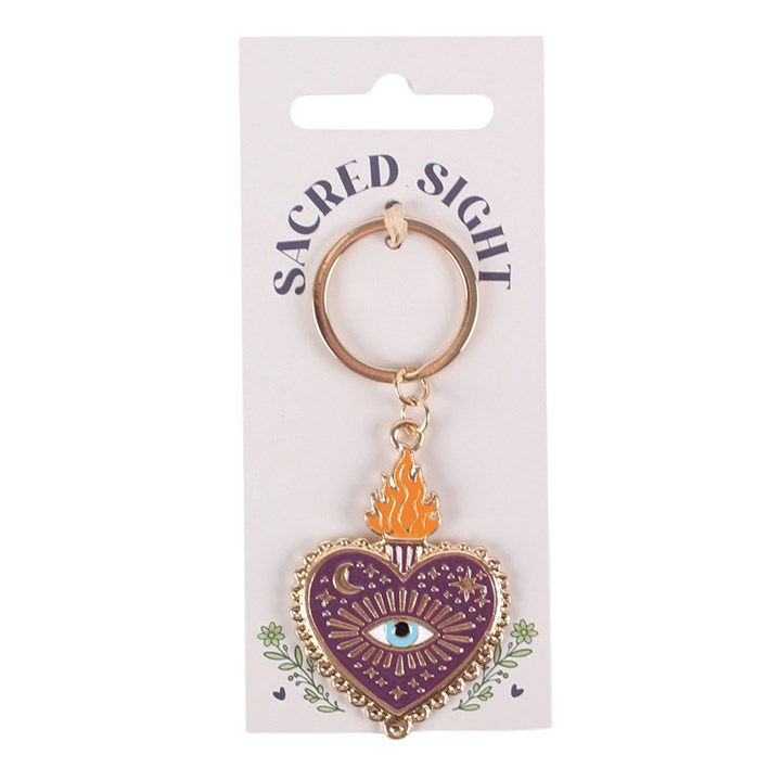 Sacred Sight Heart Keyring