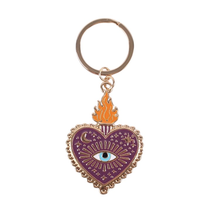 Sacred Sight Heart Keyring