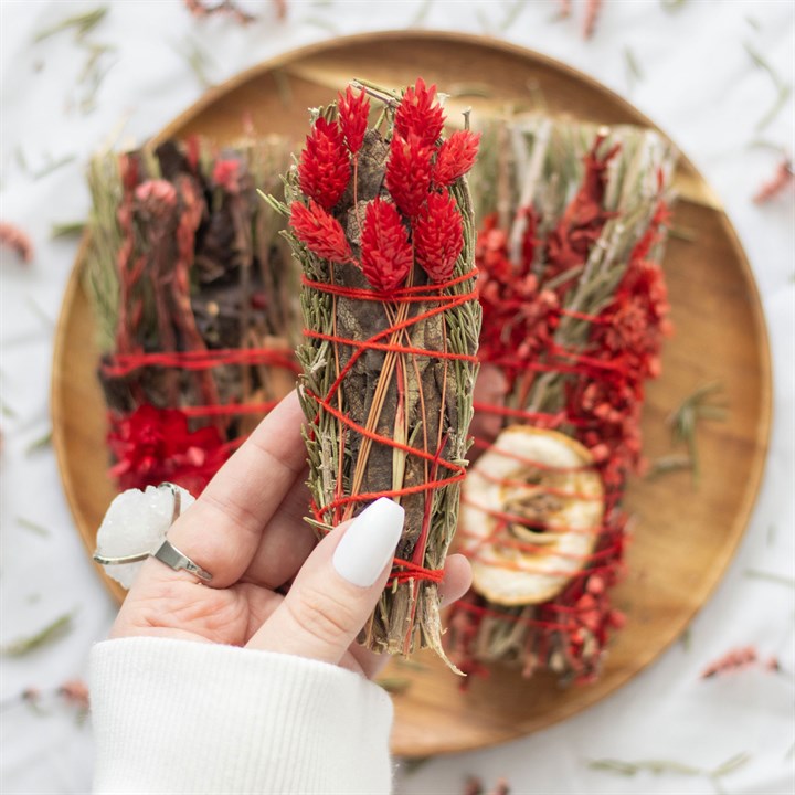 Eleanoras Rosemary & Yerba Santa Sage Ritual Wand Smudge Stick 6in Smudge Sticks