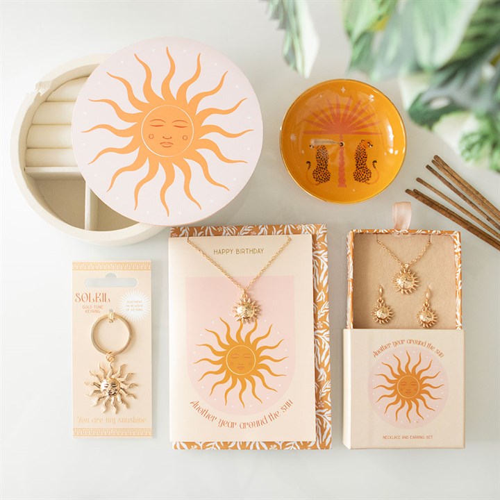 Eleanoras Sun Earring & Necklace Set Jewellery