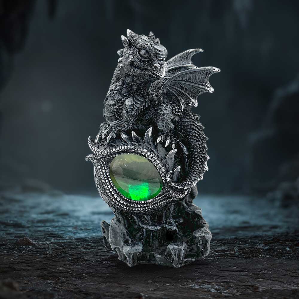 Shadow Sentinel Black Dragon Eye Figurine