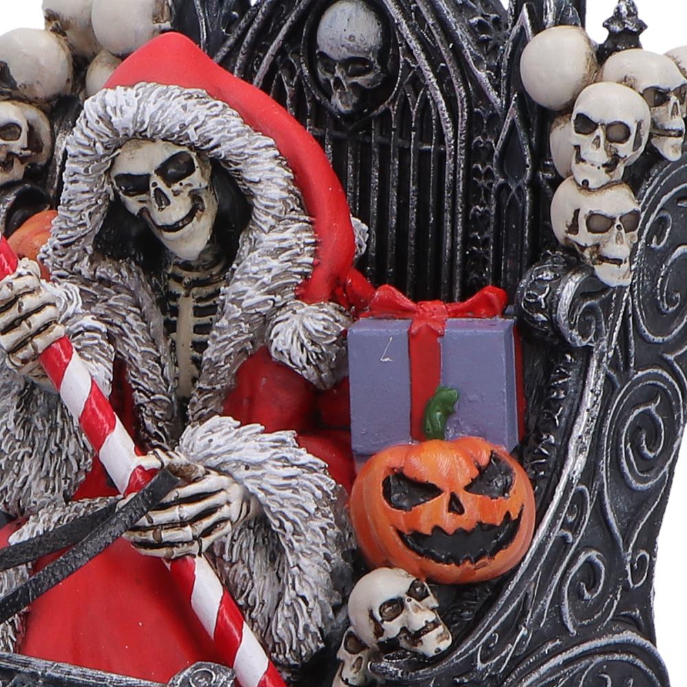 Slay Bells Christmas Sleigh Reaper Figurine