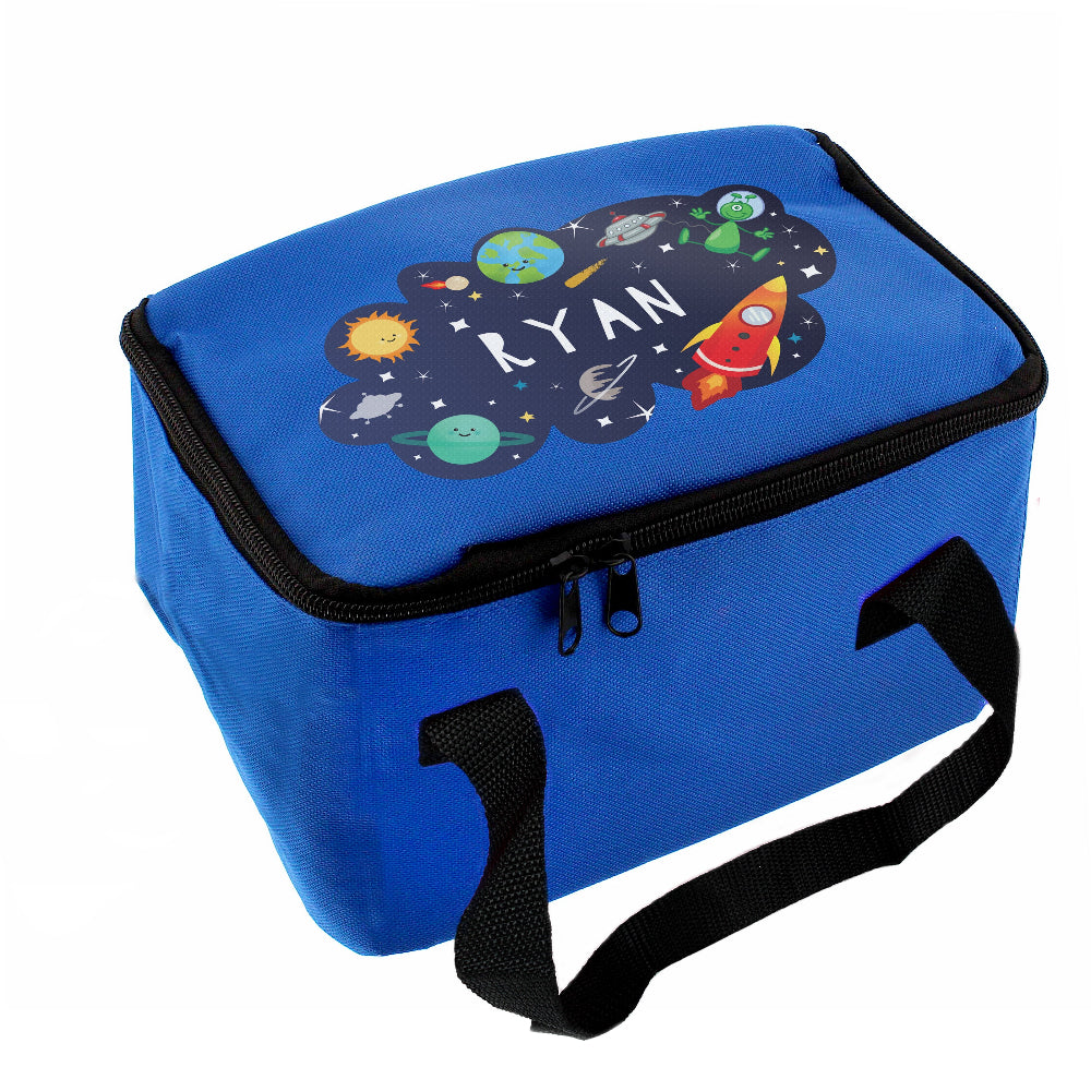 Space Blue Lunch Bag | Personalised