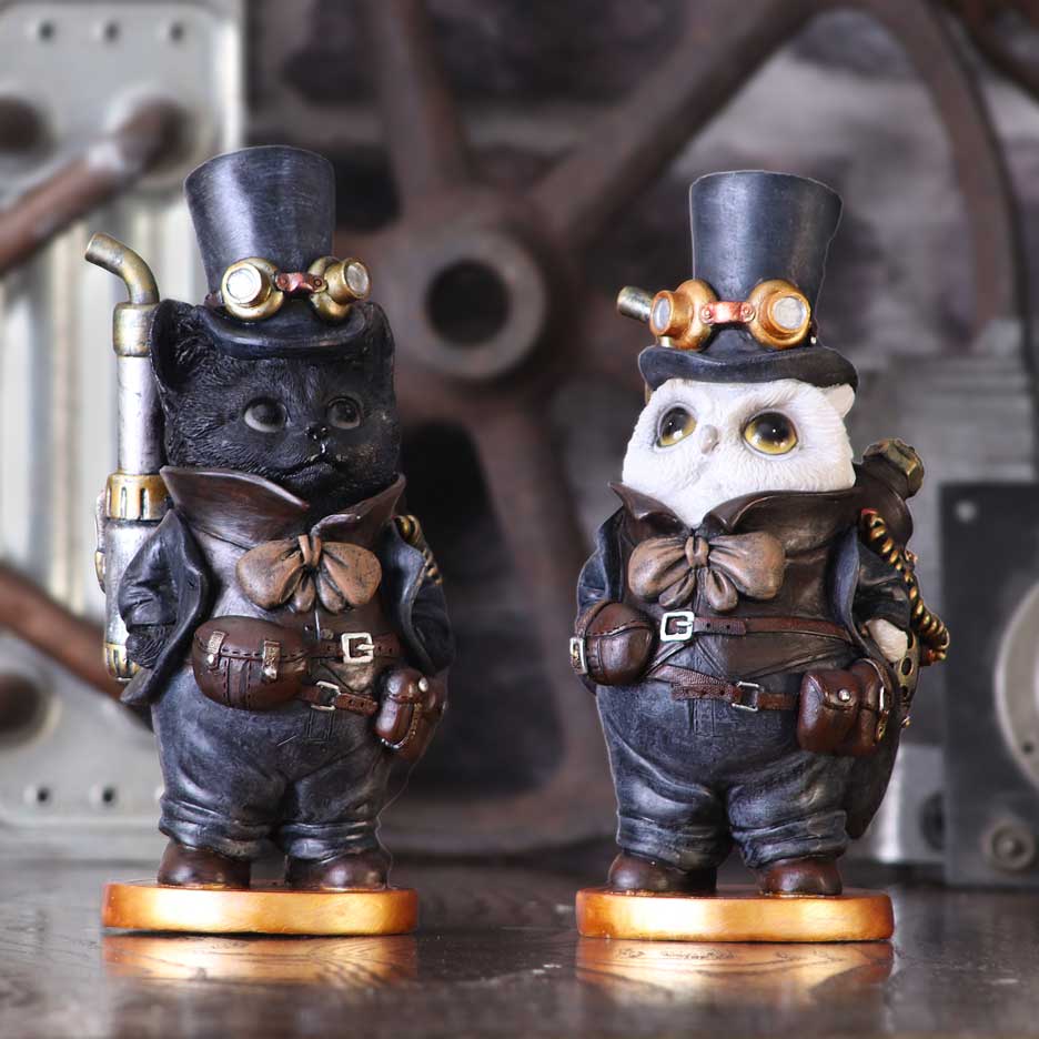 Steamsmith's Cat Figurine 19.5cm