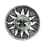 Polished Aluminium Sun Incense Stick Holder | 9cm