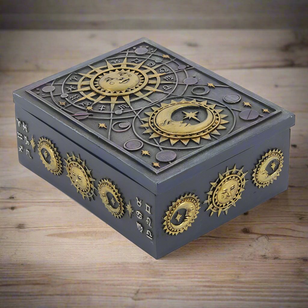 Eleanoras Sun & Moon Storage Box Boxes & Chests