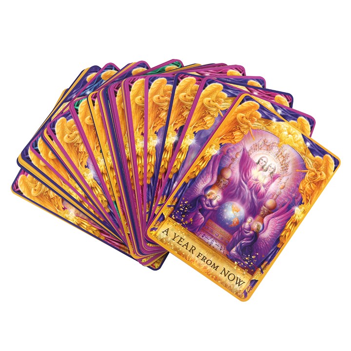 Angel Answers Oracle Deck Spread beautifully illustrated by Marius Michael-George
