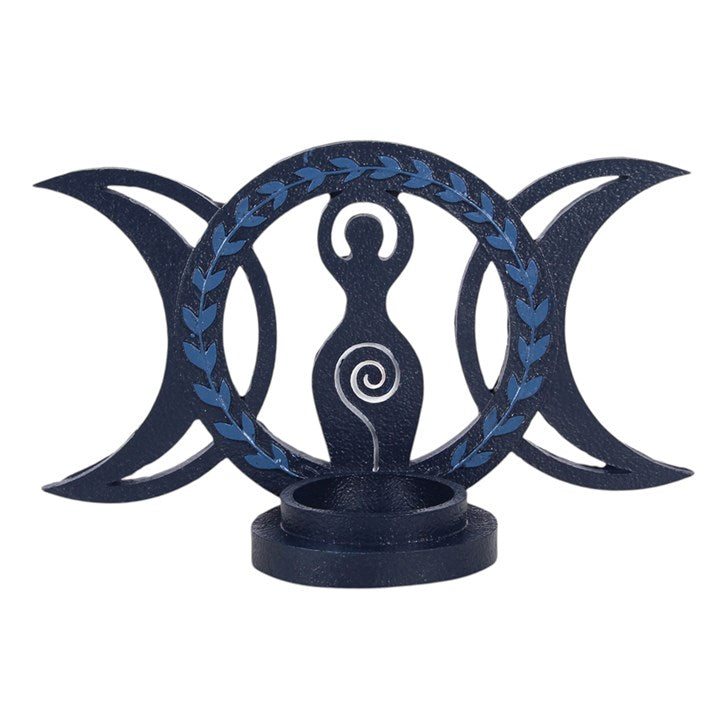 Triple Goddess Resin Tealight Holder