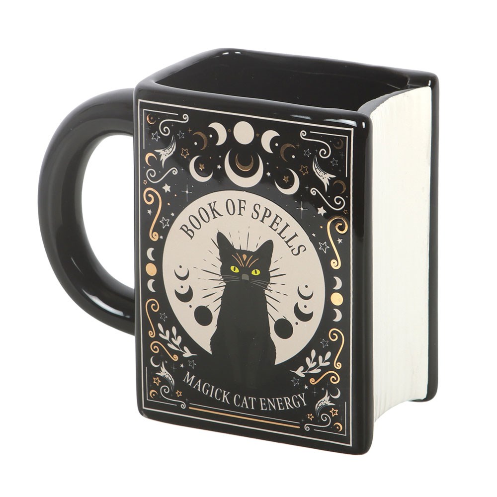 The Spell Book Mug — Black Cat Magick