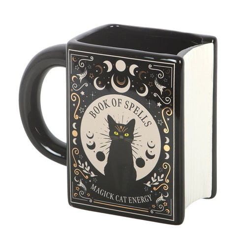 The Spell Book Mug — Black Cat Magick