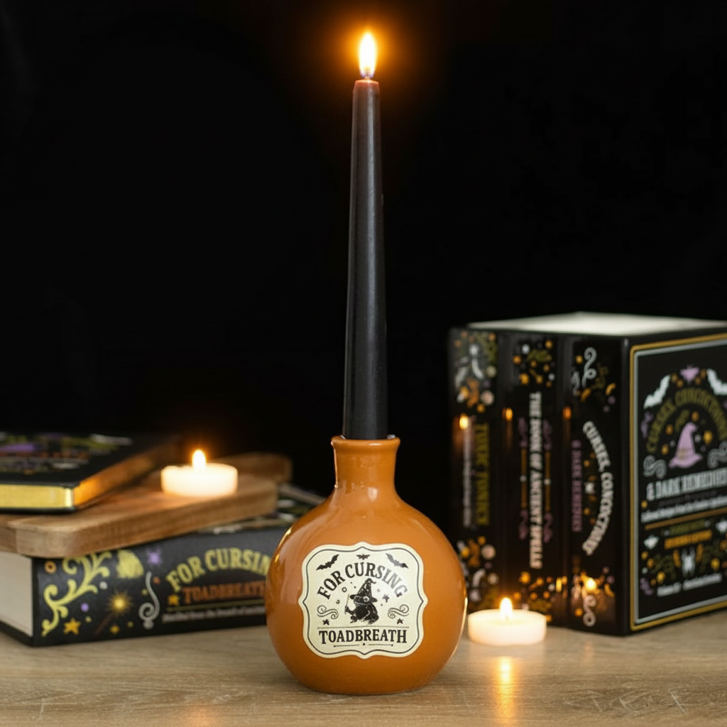 Toadbreath Potion Bottle Vase and Candle Holder