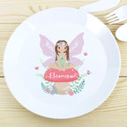 Toadstool Fairy Plastic Plate | Personalised