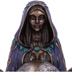 Triple Moon Goddess Bronze-Finish Statue