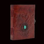Two Dragons Esoteric Notebook - Red Tan