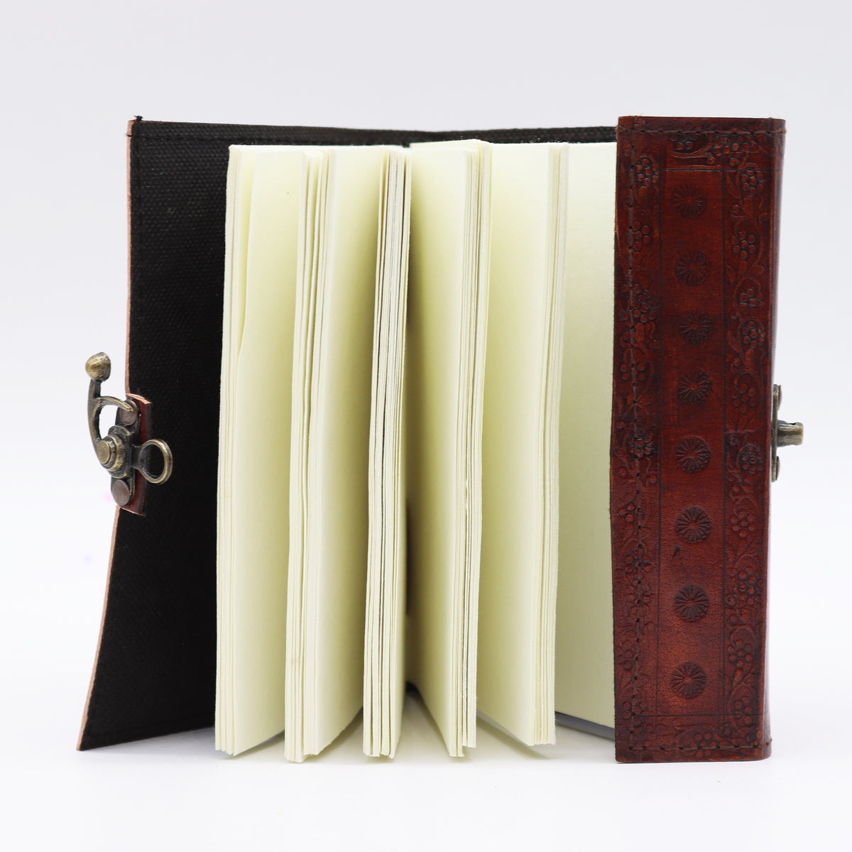 Two Dragons Esoteric Notebook - Red Tan