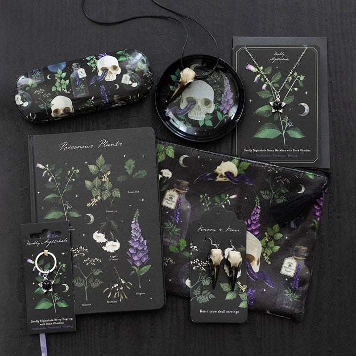 Eleanoras Venom & Vines Skull Trinket Dish Jewellery Storage